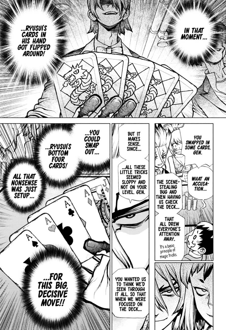 Chapter 144 - Ryusui & Gen vs. Senku & Kohaku Image(11)