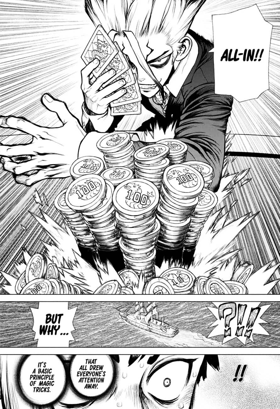 Chapter 144 - Ryusui & Gen vs. Senku & Kohaku Image(13)